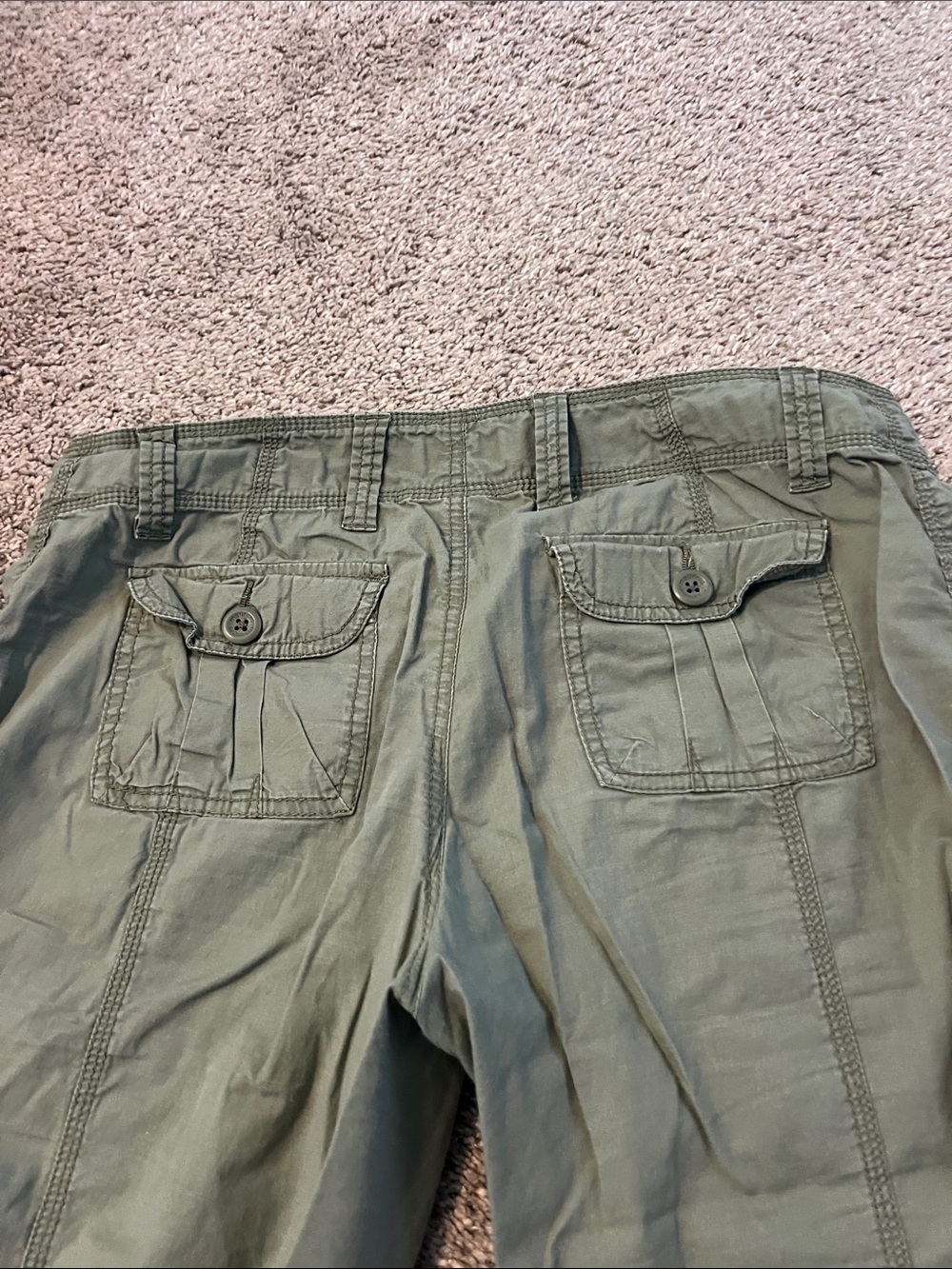 Maurices Olive Green Cargo Pants with Patch Details - Picture 7 of 8